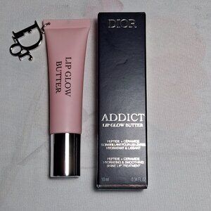 Dior Addict Lip Glow Butter 101 Glazed Pink w/ Charm NIB